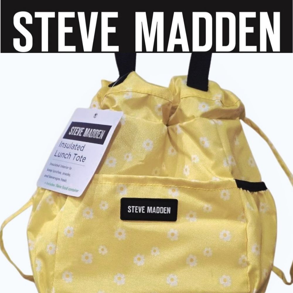 Steve Madden Sunflowers Insulated Lunch Tote‎ Bag